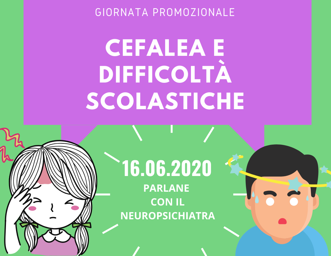 giornata promozionale su cefalea e difficoltà scolastiche